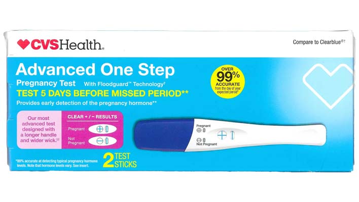 CVS Advanced One Step Pregnancy Test