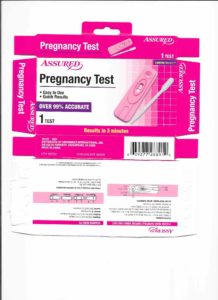 Dollar Tree Pregnancy Test Instructions Front
