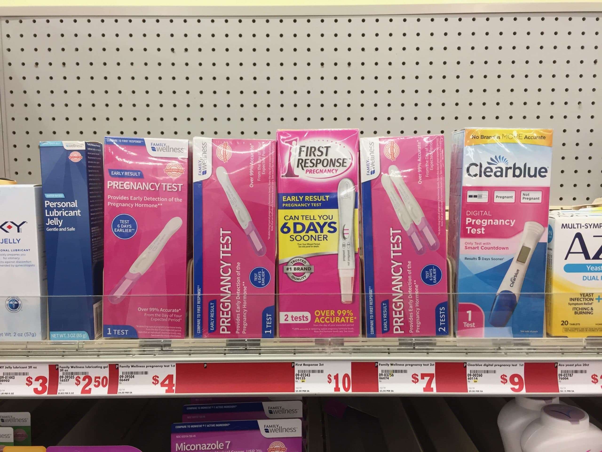 Pregnancy Tests at Family Dollar