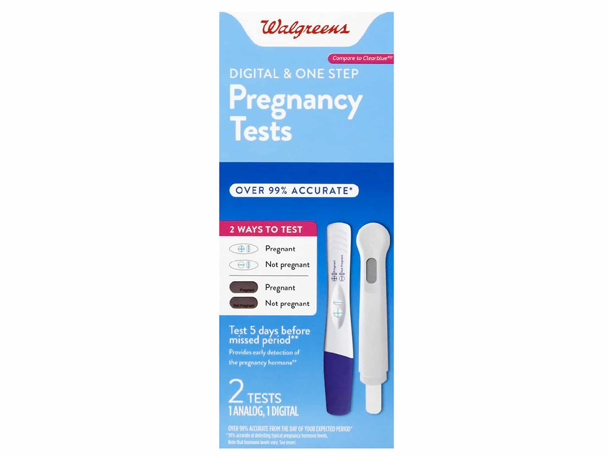 Walgreens Digital & One Step Pregnancy Tests