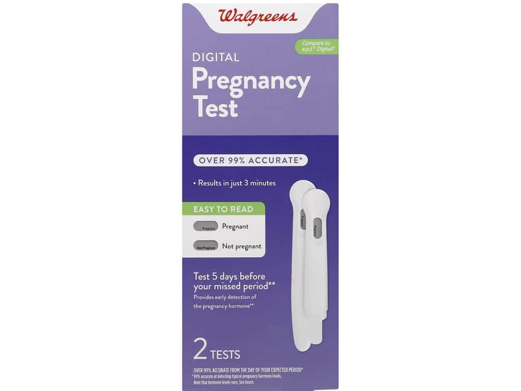 Walgreens Digital Pregnancy Test Two Pack