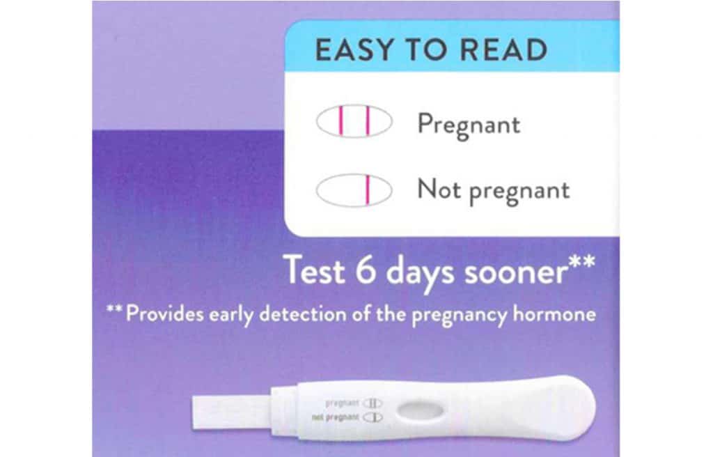 Test 6 days sooner with the Walgreens One Step Analog Pregnancy Test.